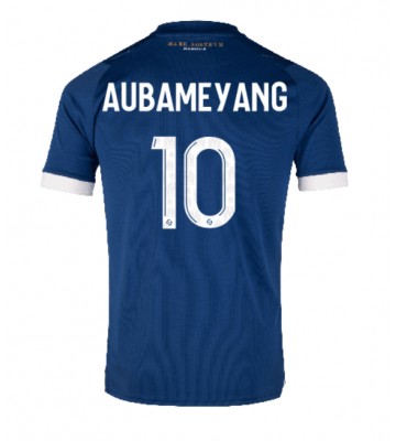 Olympique de Marseille Aubameyang #10 Udebanetrøje 2023-24 Kort ærmer